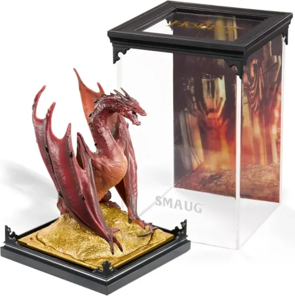 Figura the noble collection bilbo el hobbit diorama smaug