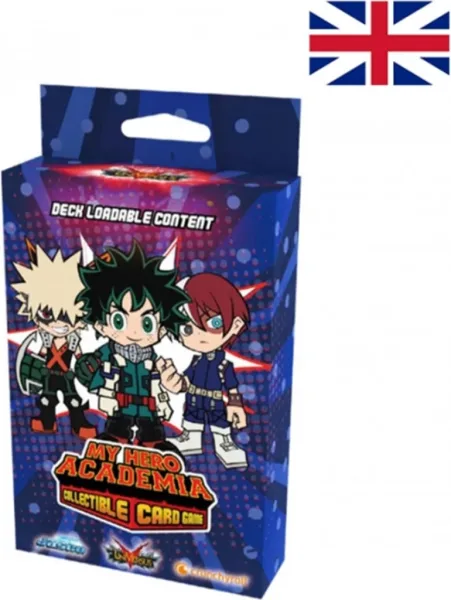 Juego de cartas my hero academia deck loadable content league of villans