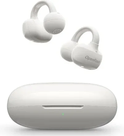 Auriculares Deportivos de Conducción Aérea OpenRock E OPACE02 V2 con estuche de carga/ Autonomía 7h/ Blancos