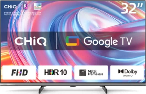 Tv chiq 32 pulgadas LED l32fm9v FHD google tv smart tv