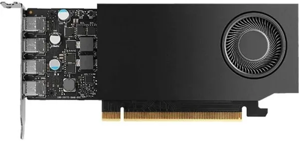Tarjeta grafica nvidia quadro RTX a400 4gb gddr6 -  4x mini dp pci express 4.0 lp bulk