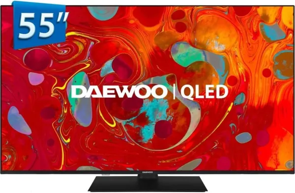 Tv daewoo 55 pulgadas QLED 4K UHD - 55dm75qv - smart tv