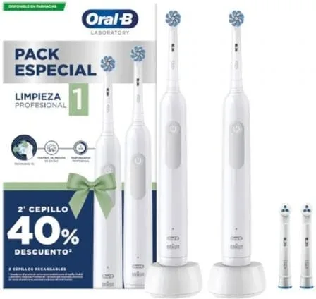 Cepillo Dental Oral-B Laboratory Profesional 1 Pack Especial/ 2 Cepillos/ Incluye 2 Recambios
