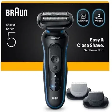 Afeitadora Braun Series 5 52-B1650S/ con Batería/ 2 Accesorios