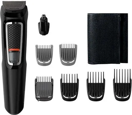 Set arreglo personal philips multigroom mg3730 - 15 6peines -  60m autonomia -  8 en 1 -  funda