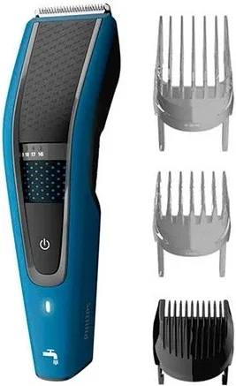 Cortapelos philips hairclipper 5000 hc5612 - 15  28 ajustes -  3 peines -  0.5 - 28mm -  75m autonomia -  lavable