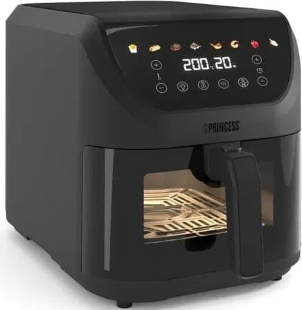 Freidora por Aire Airfryer / Sin Aceite Princess SlimFry 182476/ 2000W/ Capacidad 8L