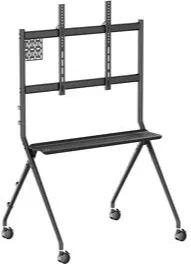 VOGELS 7410110 ESSENTIAL MEETING ROOM TROLLEY 50-86" 80 KG WITH SHELVE AND MINI PC ADAPTER VESA UP TO 900x600