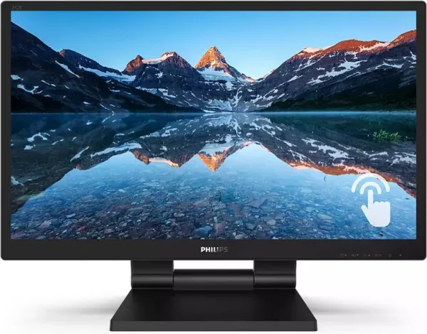 Monitor Profesional Táctil Philips 242B9T 23.8"/ Full HD/ Multimedia/ Negro