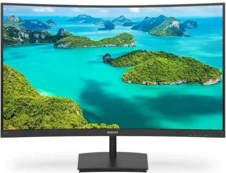 Monitor Curvo Philips E-Line 241E1SC 23.6"/ Full HD/ Negro
