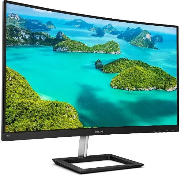 Monitor Profesional Curvo Philips E-Line 325E1C 31.5"/ QHD/ Negro