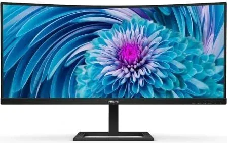 Monitor Profesional Ultrapanorámico Curvo Philips 346E2CUAE 34"/ WQHD/ Multimedia/ Regulable en altura/ Negro