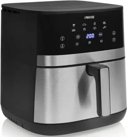 Freidora por Aire Airfryer / Sin Aceite Princess DualHeat 182474/ Doble Resistencia 2300W (1800W+500W)/ Capacidad 7L