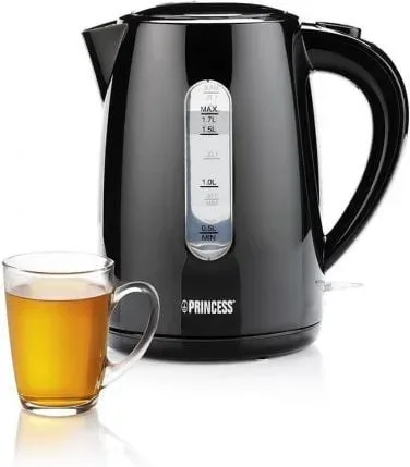 Hervidor de Agua Princess 236017 Black Style/ 2200W/ Capacidad 1.7L
