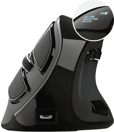 Raton Optico Wireless Recargable Ergonomico Voxx Trust