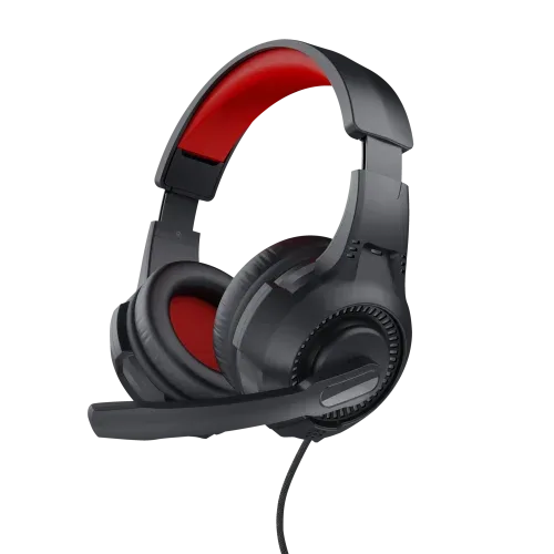 Auriculares Gaming con Micrófono Trust Gaming 24785/ Jack 3.5/ Rojos y Negros