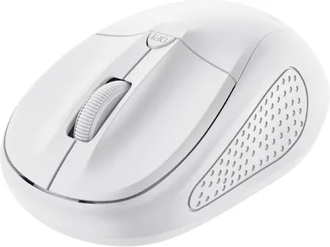 Ratón Mini Inalámbrico Trust Primo/ Hasta 1600 DPI/ Blanco mate