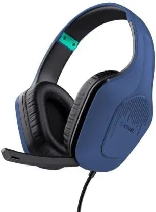 Auriculares Gaming con Micrófono Trust Gaming GXT 415 Zirox/ Jack 3.5/ Azules