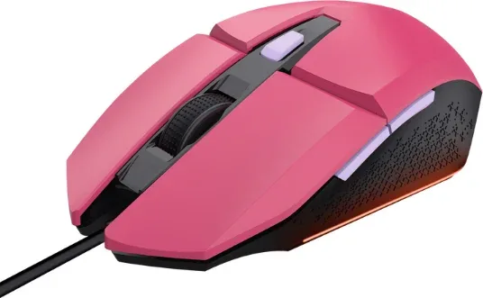 Ratón Gaming Trust Gaming GXT 109 Felox/ Hasta 6400 DPI/ Rosa