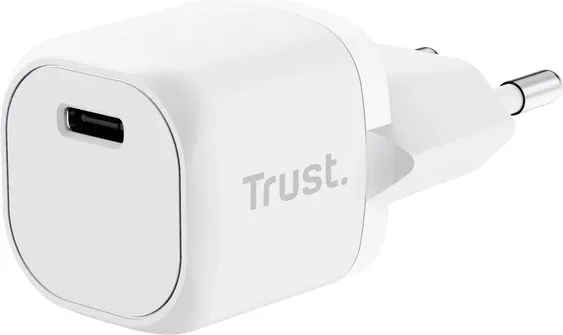 Cargador Pared/Viaje Ultrarreducido USB-C Pd 20W Maxo Blanco Trust