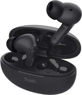 Auriculares Bluetooth Trust Yavi ENC con estuche de carga/ Negros