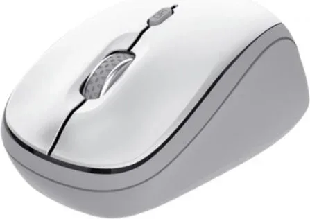 Ratón Mini Inalámbrico Trust Yvi+ Multidispositivo/ Hasta 1600 DPI/ Blanco