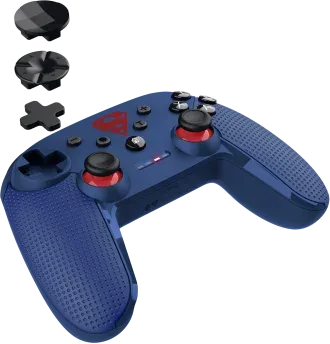 Trust GXT 542SM Muta Azul Bluetooth/RF/USB Gamepad Android, Nintendo Switch, Nintendo Switch 2, Nintendo Switch Lite, Nintendo Switch OLED, PC, iOS