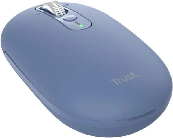 Raton Optico Wireless Fino Seron Azul Trust