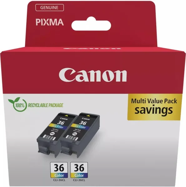Multipack canon cli - 36 c - m - y 2 unidades