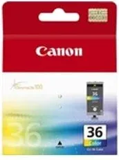 Cartucho tinta canon cli 36 cian -  magenta -  amarillo pixma mini 260 -  ip100