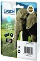 Cartucho tinta epson t243540 cian claro xl  xp - 750 c13t24354010 -  elefante