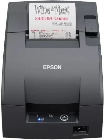 Impresora de Tickets Epson TM-U220IIB/ Ancho papel 76mm/ USB/ Negra