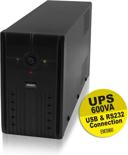 Sai eminent ups 600va - 360w -  rs232 + USB