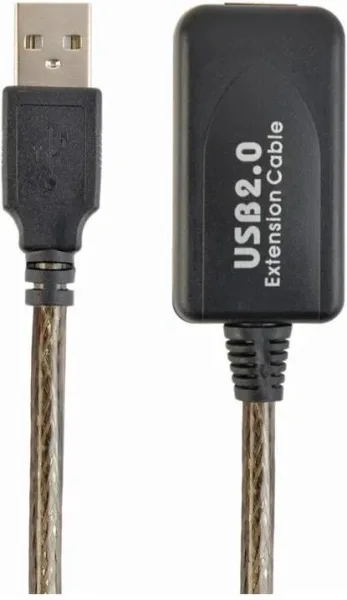 Gembird Cable de extensión USB 2.0 activo 5m
