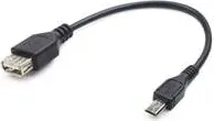 Cable USB Gembird a Micro USB Hembra Macho 0,15M