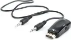Adaptador Gembird HDMI a VGA Hembra con 3,5Mm Audio 0,15M