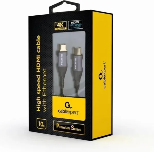 Gembird Cable HDMI de alta velocidad Ethernet 10m
