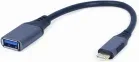 Adaptador Gembird USB-C a Otg (Cm/Af) Gris Espacial