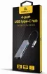 Hub USB Gembird Tipo C de 4 Puertos 1 X USB 3.1 y 3 X USB 2.0
