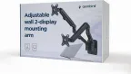 Ajustable Wall Display Mounting Arm Up To 27" 7 Kg  Gembird