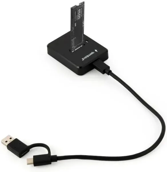 Gembird Estación SSD USB Type-C M.2 SATA y NVMe