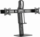 Soporte de Mesa Gembird para Dos Monitores Altura Regulable