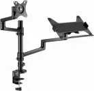 Soporte de Mesa Gembird Ajustable Brazo para Monitor y Bandeja para Portatil