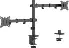 Brazo de Monitor Gembird para 2 Pantallas de Escritorio Ajustable 17-32 Pulg