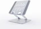 Soporte Elevador Plegable para Portatil Gris Espacial
