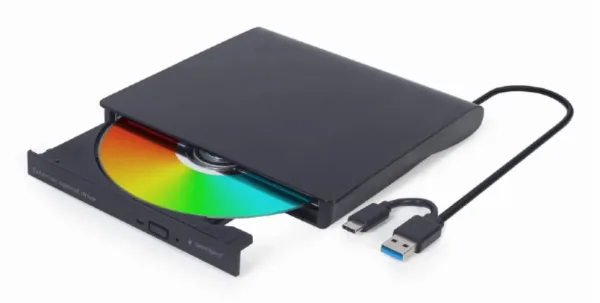 Unidad de Dvd USB Externa Gembird Negra