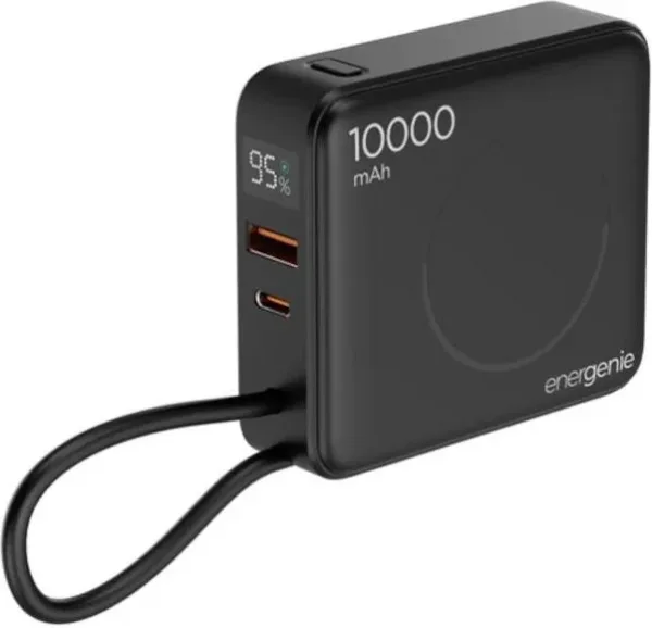 Gembird Powerbank inalámbrico 10000 mAh Negro