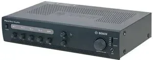 Bosch Ple-1Me060-Eu Amplificador Mezclador de 60 W con 4 Micrófonos y Entrada de Música Ambiental.