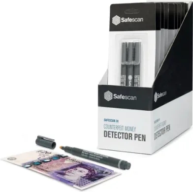 Pack 3 Rotuladores Safescan 30 Detectores Billetes Falsos Safescan 111-0379