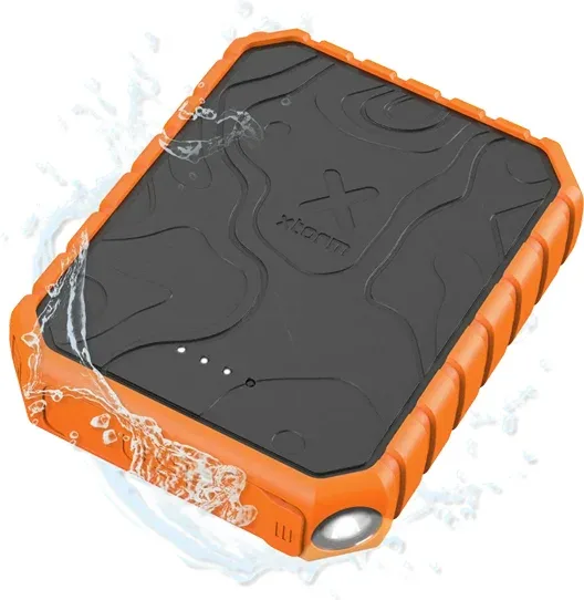 POWER BANK RUGERIZADO XR-201 10000mAh GRIS/NARANJA XTORM